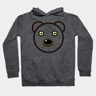 Bear circle face Hoodie